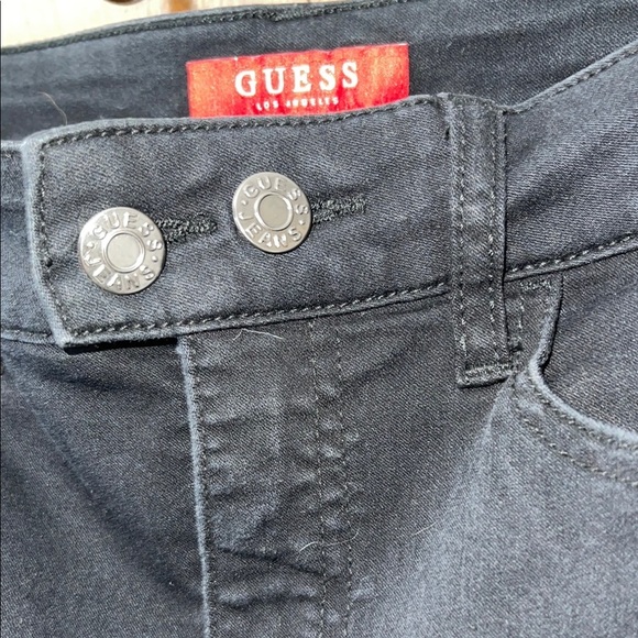 Guess Black High Rise Jeans with Tapered Leg - Picture 3 of 8